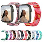 Dây đồng hồ vòng nylon cho Apple Watch Series, 7 45mm / 6&SE&5&4 44mm / 3&2&1 42mm, 7 41mm / 6&SE&5&4 40mm / 3&2&1 38mm