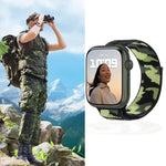 Dây đồng hồ vòng nylon cho Apple Watch Series, 7 45mm / 6&SE&5&4 44mm / 3&2&1 42mm, 7 41mm / 6&SE&5&4 40mm / 3&2&1 38mm