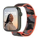 Dây đồng hồ vòng nylon cho Apple Watch Series, 7 45mm / 6&SE&5&4 44mm / 3&2&1 42mm, 7 41mm / 6&SE&5&4 40mm / 3&2&1 38mm