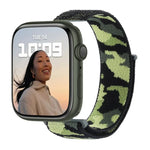 Dây đồng hồ vòng nylon cho Apple Watch Series, 7 45mm / 6&SE&5&4 44mm / 3&2&1 42mm, 7 41mm / 6&SE&5&4 40mm / 3&2&1 38mm