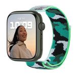 Dây đồng hồ vòng nylon cho Apple Watch Series, 7 45mm / 6&SE&5&4 44mm / 3&2&1 42mm, 7 41mm / 6&SE&5&4 40mm / 3&2&1 38mm