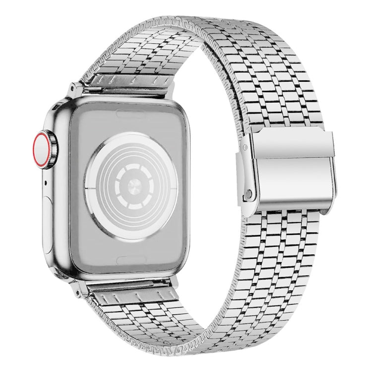 Dây đồng hồ thép cho Apple Watch Series, 7 45mm / 6&SE&5&4 44mm / 3&2&1 42mm, 7 41mm / 6&SE&5&4 40mm / 3&2&1 38mm