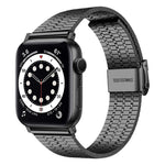 Dây đồng hồ thép cho Apple Watch Series, 7 45mm / 6&SE&5&4 44mm / 3&2&1 42mm, 7 41mm / 6&SE&5&4 40mm / 3&2&1 38mm