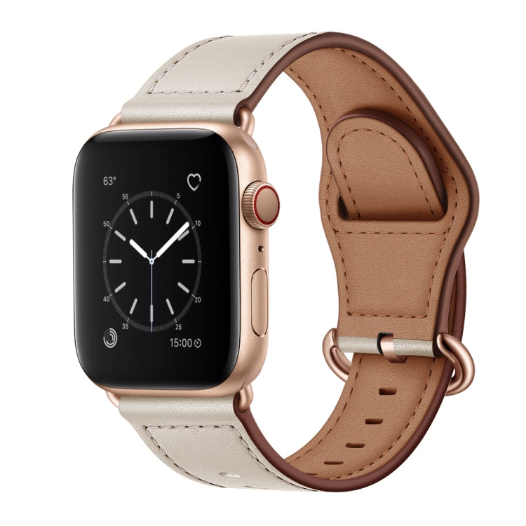 Dây đeo đồng hồ bằng da thật cho Apple Watch Series, 7 45mm / 6&SE&5&4 44mm / 3&2&1 42mm, 7 41mm / 6&SE&5&4 40mm / 3&2&1 38mm