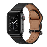Dây đeo đồng hồ bằng da thật cho Apple Watch Series, 7 45mm / 6&SE&5&4 44mm / 3&2&1 42mm, 7 41mm / 6&SE&5&4 40mm / 3&2&1 38mm