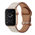 Dây đeo đồng hồ bằng da thật cho Apple Watch Series, 7 45mm / 6&SE&5&4 44mm / 3&2&1 42mm, 7 41mm / 6&SE&5&4 40mm / 3&2&1 38mm