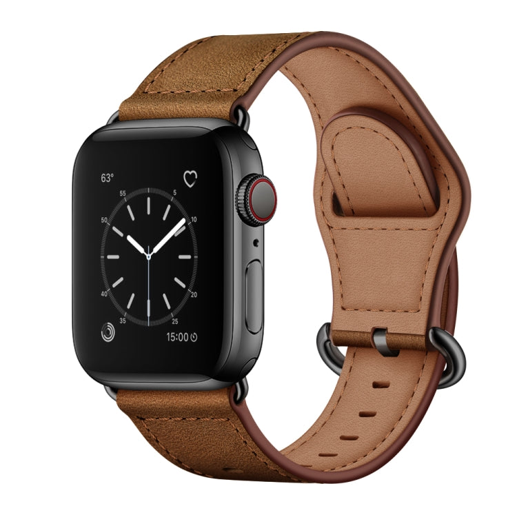 Dây đeo đồng hồ bằng da thật cho Apple Watch Series, 7 45mm / 6&SE&5&4 44mm / 3&2&1 42mm, 7 41mm / 6&SE&5&4 40mm / 3&2&1 38mm