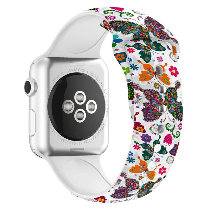 Dây đồng hồ in đinh đơn cho Apple Watch Series, 7 45mm / 6&SE&5&4 44mm / 3&2&1 42mm, 7 41mm / 6&SE&5&4 40mm / 3&2&1 38mm
