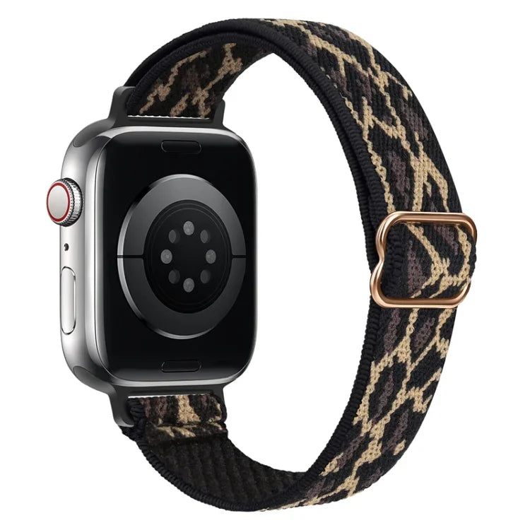 Dây đồng hồ nylon eo nhỏ cho Apple Watch Series, 7 45mm / 6&SE&5&4 44mm / 3&2&1 42mm, 7 41mm / 6&SE&5&4 40mm / 3&2&1 38mm