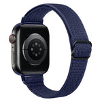 Dây đồng hồ nylon eo nhỏ cho Apple Watch Series, 7 45mm / 6&SE&5&4 44mm / 3&2&1 42mm, 7 41mm / 6&SE&5&4 40mm / 3&2&1 38mm