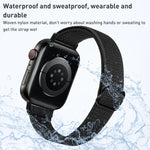 Dây đồng hồ nylon eo nhỏ cho Apple Watch Series, 7 45mm / 6&SE&5&4 44mm / 3&2&1 42mm, 7 41mm / 6&SE&5&4 40mm / 3&2&1 38mm