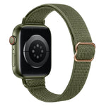 Dây đồng hồ nylon eo nhỏ cho Apple Watch Series, 7 45mm / 6&SE&5&4 44mm / 3&2&1 42mm, 7 41mm / 6&SE&5&4 40mm / 3&2&1 38mm