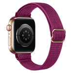 Dây đồng hồ nylon eo nhỏ cho Apple Watch Series, 7 45mm / 6&SE&5&4 44mm / 3&2&1 42mm, 7 41mm / 6&SE&5&4 40mm / 3&2&1 38mm