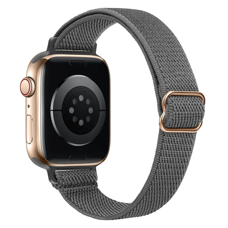 Dây đồng hồ nylon eo nhỏ cho Apple Watch Series, 7 45mm / 6&SE&5&4 44mm / 3&2&1 42mm, 7 41mm / 6&SE&5&4 40mm / 3&2&1 38mm