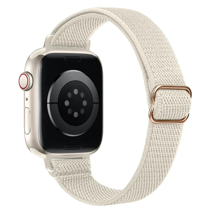 Dây đồng hồ nylon eo nhỏ cho Apple Watch Series, 7 45mm / 6&SE&5&4 44mm / 3&2&1 42mm, 7 41mm / 6&SE&5&4 40mm / 3&2&1 38mm