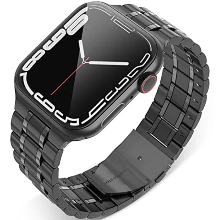 Dây đồng hồ thép không gỉ 5 hạt cho Apple Watch Series, 7 45mm / 6&SE&5&4 44mm / 3&2&1 42mm, 7 41mm / 6&SE&5&4 40mm / 3&2&1 38mm