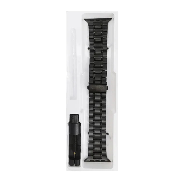 Dây đồng hồ thép không gỉ 5 hạt cho Apple Watch Series, 7 45mm / 6&SE&5&4 44mm / 3&2&1 42mm, 7 41mm / 6&SE&5&4 40mm / 3&2&1 38mm