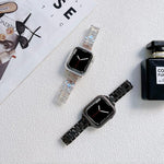 Dây đồng hồ acrylic mạ điện cho Apple Watch Series, 7 45mm / 6&SE&5&4 44mm / 3&2&1 42mm, 7 41mm / 6&SE&5&4 40mm / 3&2&1 38mm