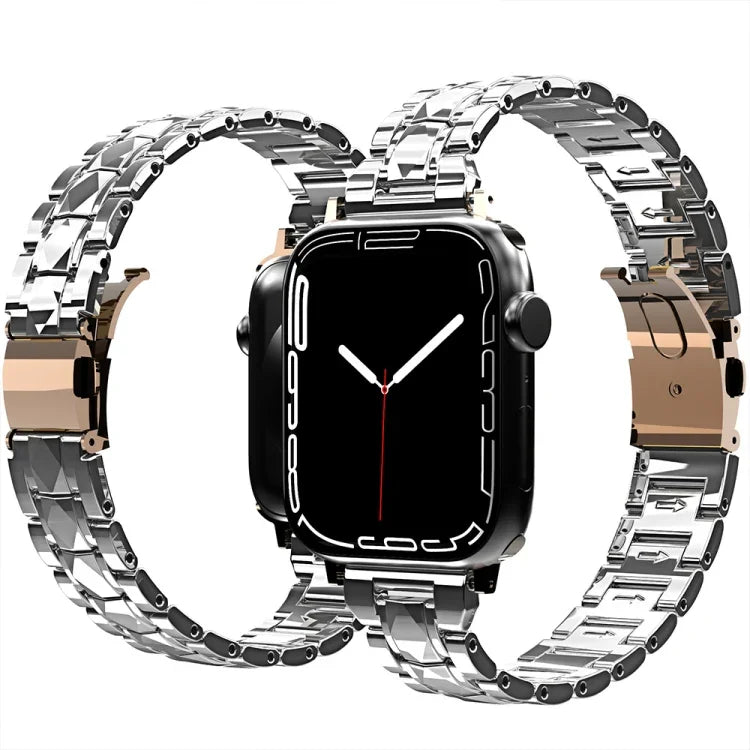 Dây đồng hồ acrylic mạ điện cho Apple Watch Series, 7 45mm / 6&SE&5&4 44mm / 3&2&1 42mm, 7 41mm / 6&SE&5&4 40mm / 3&2&1 38mm