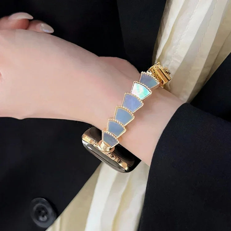 Dây đồng hồ vỏ kim loại cho Apple Watch Series, 7 45mm / 6&SE&5&4 44mm / 3&2&1 42mm, 7 41mm / 6&SE&5&4 40mm / 3&2&1 38mm