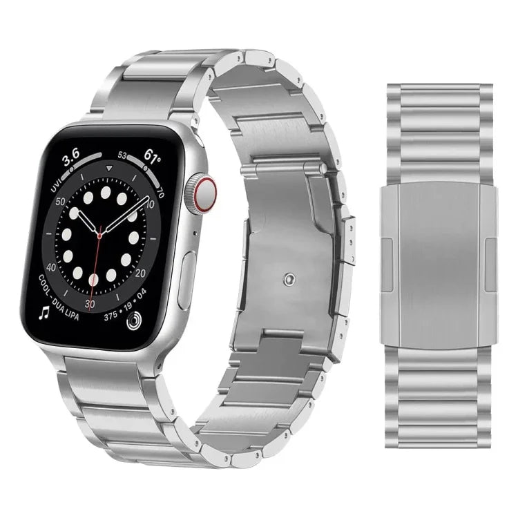 Dây đồng hồ hợp kim titan cho Apple Watch Series, 7 45mm / 6&SE&5&4 44mm / 3&2&1 42mm, 7 41mm / 6&SE&5&4 40mm / 3&2&1 38mm