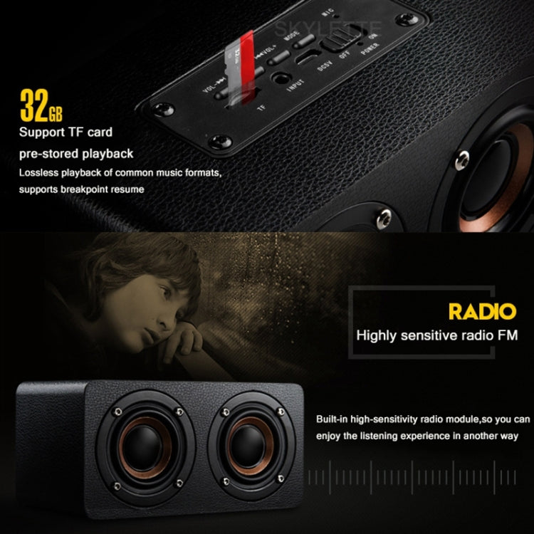 Loa Bluetooth gỗ để bàn đa chức năng M5