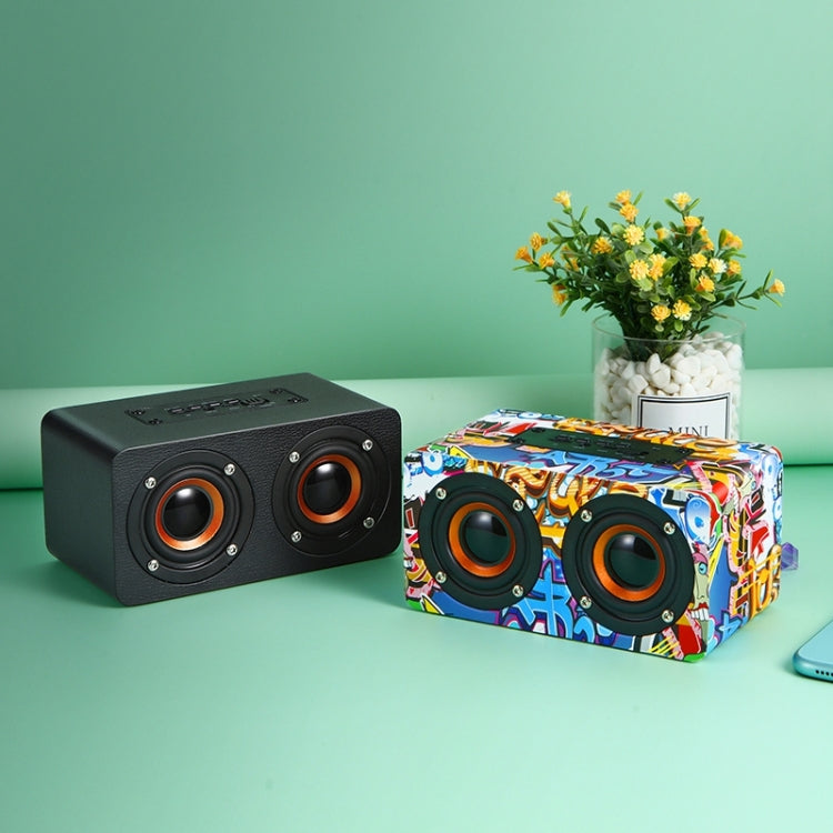 Loa Bluetooth gỗ để bàn đa chức năng M5