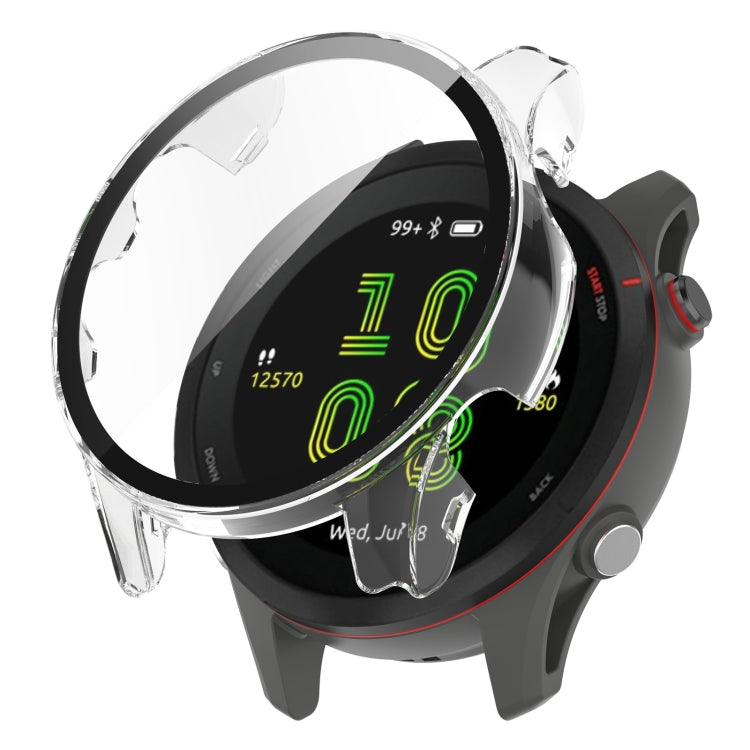 PC Tempered Film Full Body Watch Case, For Garmin Forerunner 255, For Garmin Forerunner 255S, For Garmin Forerunner 955