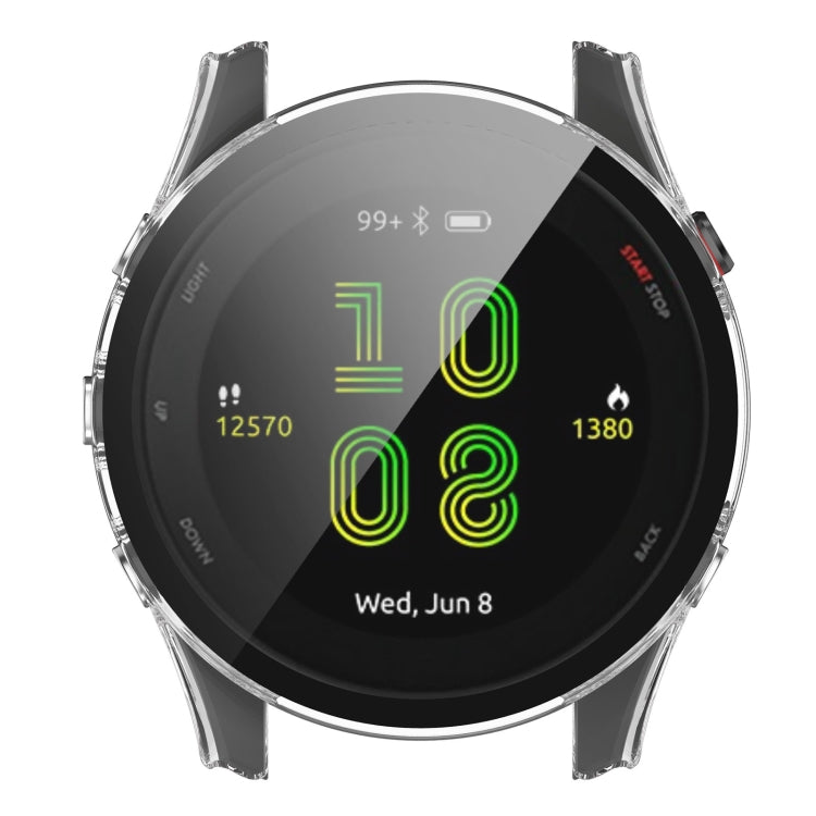 PC Tempered Film Full Body Watch Case, For Garmin Forerunner 255, For Garmin Forerunner 255S, For Garmin Forerunner 955