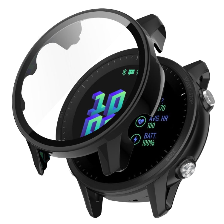 PC Tempered Film Full Body Watch Case, For Garmin Forerunner 255, For Garmin Forerunner 255S, For Garmin Forerunner 955