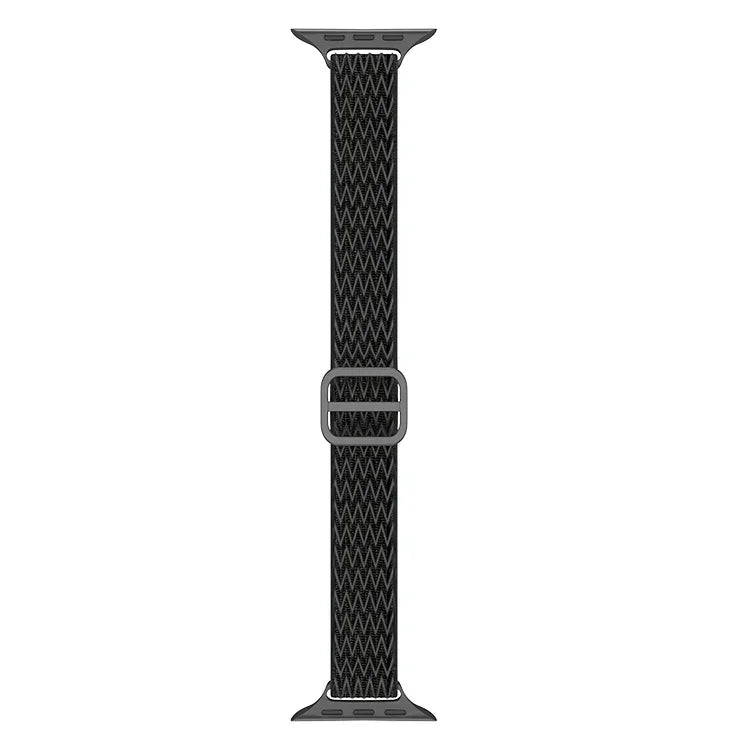 Dây đồng hồ nylon eo nhỏ sóng cho Apple Watch Series, 7 45mm / 6&SE&5&4 44mm / 3&2&1 42mm, 7 41mm / 6&SE&5&4 40mm / 3&2&1 38mm
