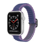 Dây đồng hồ nylon eo nhỏ sóng cho Apple Watch Series, 7 45mm / 6&SE&5&4 44mm / 3&2&1 42mm, 7 41mm / 6&SE&5&4 40mm / 3&2&1 38mm
