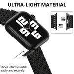 Dây đồng hồ nylon sóng cho Apple Watch Series, 7 45mm / 6&SE&5&4 44mm / 3&2&1 42mm, 7 41mm / 6&SE&5&4 40mm / 3&2&1 38mm
