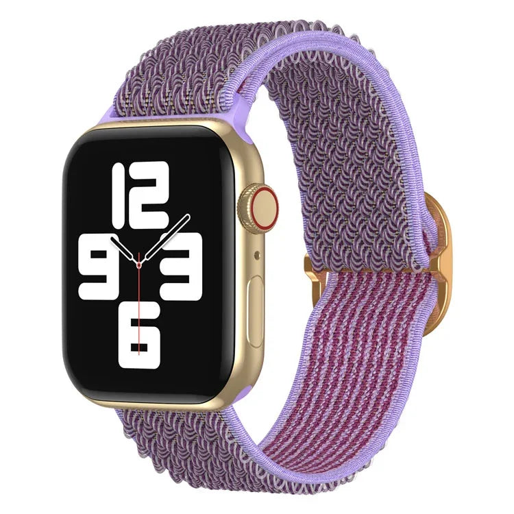 Dây đồng hồ nylon sóng cho Apple Watch Series, 7 45mm / 6&SE&5&4 44mm / 3&2&1 42mm, 7 41mm / 6&SE&5&4 40mm / 3&2&1 38mm