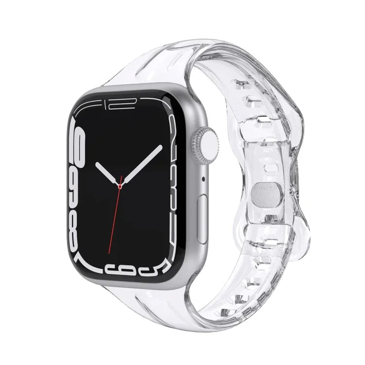 Dây đồng hồ TPU 8 khóa cho Apple Watch Series, 7 45mm / 6&SE&5&4 44mm / 3&2&1 42mm, 7 41mm / 6&SE&5&4 40mm / 3&2&1 38mm