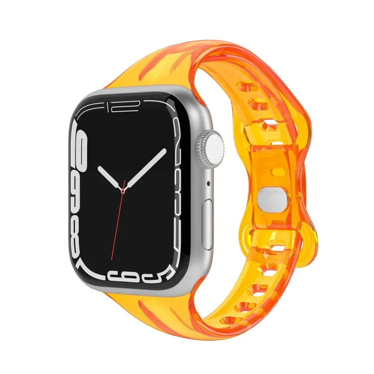Dây đồng hồ TPU 8 khóa cho Apple Watch Series, 7 45mm / 6&SE&5&4 44mm / 3&2&1 42mm, 7 41mm / 6&SE&5&4 40mm / 3&2&1 38mm