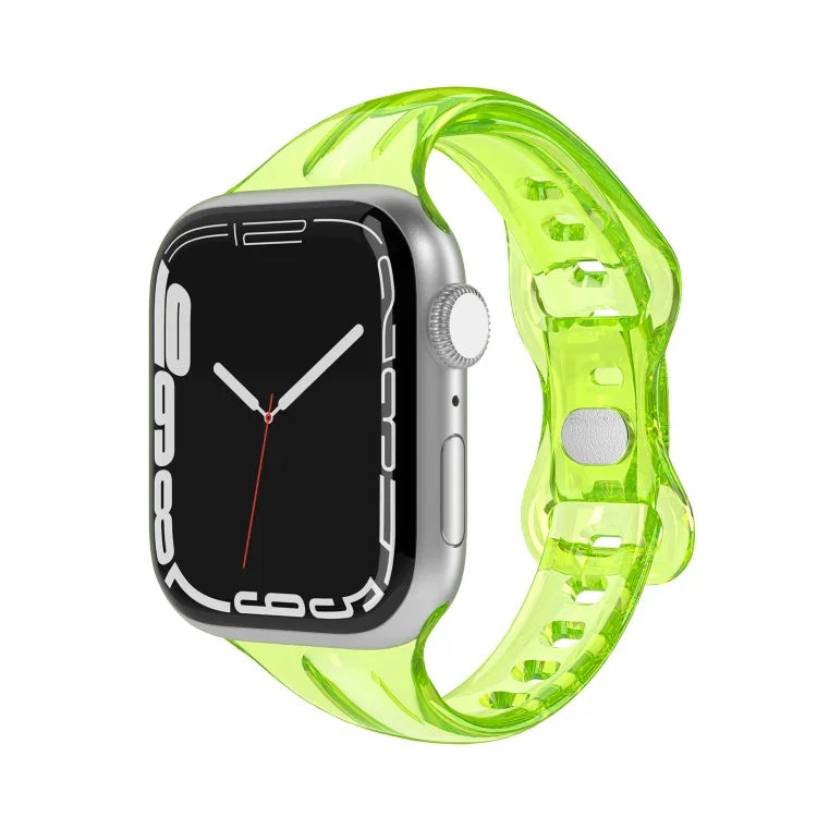 Dây đồng hồ TPU 8 khóa cho Apple Watch Series, 7 45mm / 6&SE&5&4 44mm / 3&2&1 42mm, 7 41mm / 6&SE&5&4 40mm / 3&2&1 38mm
