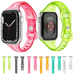 Dây đồng hồ TPU 8 khóa cho Apple Watch Series, 7 45mm / 6&SE&5&4 44mm / 3&2&1 42mm, 7 41mm / 6&SE&5&4 40mm / 3&2&1 38mm