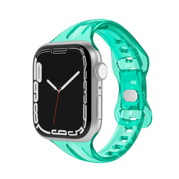Dây đồng hồ TPU 8 khóa cho Apple Watch Series, 7 45mm / 6&SE&5&4 44mm / 3&2&1 42mm, 7 41mm / 6&SE&5&4 40mm / 3&2&1 38mm