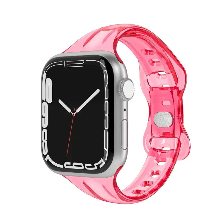 Dây đồng hồ TPU 8 khóa cho Apple Watch Series, 7 45mm / 6&SE&5&4 44mm / 3&2&1 42mm, 7 41mm / 6&SE&5&4 40mm / 3&2&1 38mm