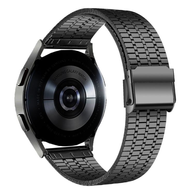 22mm Universal Seven-bead Stainless Steel Watch Band, 22mm