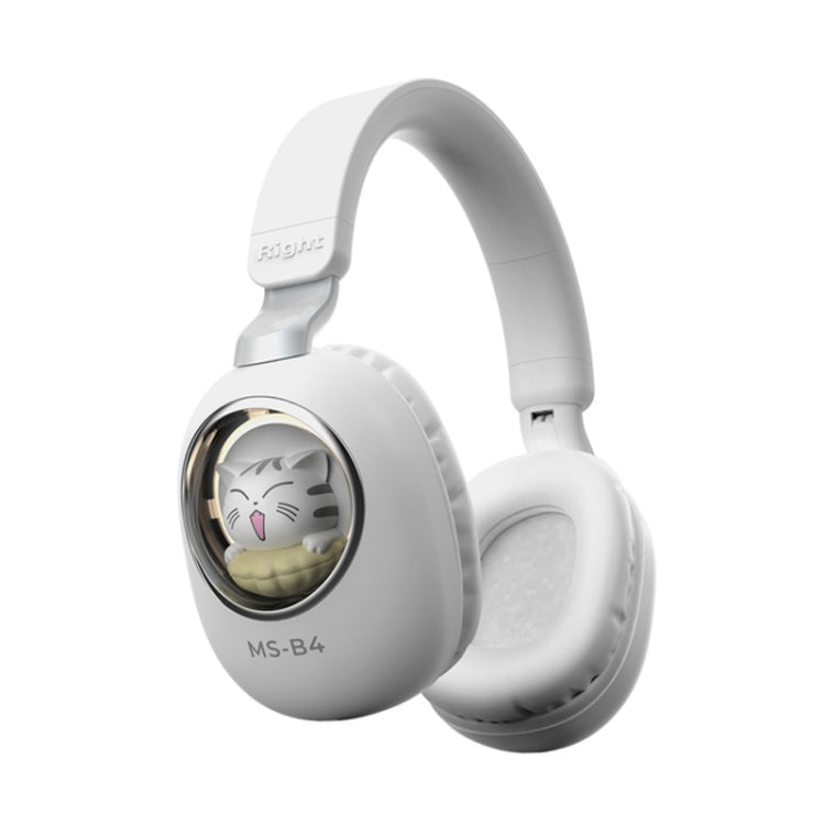 Tai nghe Bluetooth không dây B4 RGB Stereo hoạt hình, hình mèo, sóc