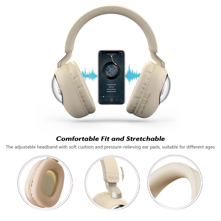 Tai nghe Bluetooth không dây B4 RGB Stereo hoạt hình, hình mèo, sóc