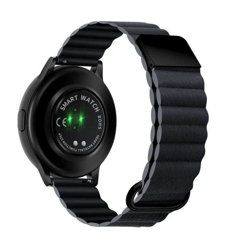Dây đồng hồ da khóa nam châm, 20mm cho Samsung Galaxy Watch3 41mm, 20mm cho Samsung Galaxy Watch3 45mm, 22mm cho Samsung Galaxy Watch3 41mm, 22mm cho Samsung Galaxy Watch3 45mm