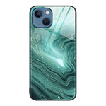 Marble Pattern Glass Protective Phone Case, For iPhone 14, For iPhone 1XR, For iPhone XS Max