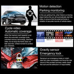 Camera đơn HD có tầm nhìn ban đêm WiFi cho xe hơi, Máy ghi hình lái xe, Camera đơn 1080P, Camera đơn 2K, Camera đơn 4K