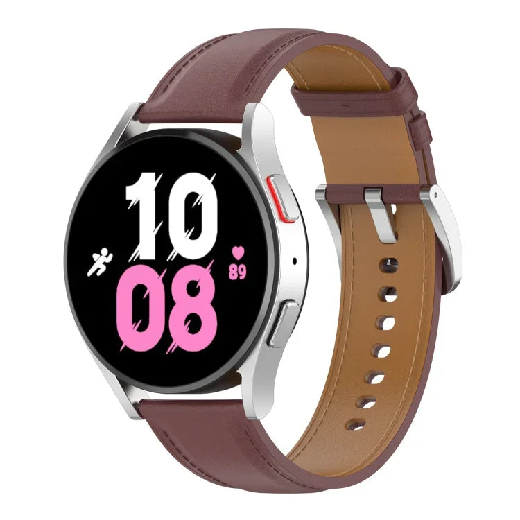 Dây đồng hồ da cao cấp, dành cho Samsung Galaxy Watch 5 40mm, dành cho Samsung Galaxy Watch 5 44mm, dành cho Samsung Galaxy Watch 5 Pro 45mm