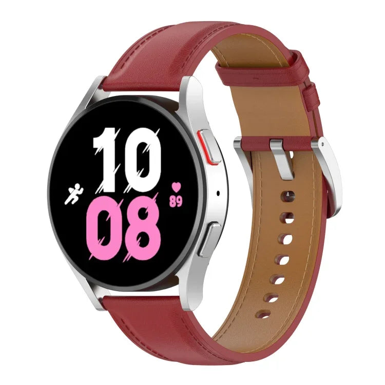 Dây đồng hồ da cao cấp, dành cho Samsung Galaxy Watch 5 40mm, dành cho Samsung Galaxy Watch 5 44mm, dành cho Samsung Galaxy Watch 5 Pro 45mm