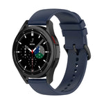 20mm Round Tail Silicone Watch Band, For Samsung Galaxy Watch 5 40mm, For Samsung Galaxy Watch 5 44mm, For Samsung Galaxy Watch 5 Pro 45mm