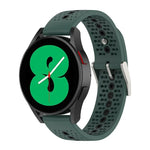 Dây đồng hồ silicone nhiều màu lỗ 20mm, Dành cho Samsung Galaxy Watch 5 40mm, Dành cho Samsung Galaxy Watch 5 44mm, Dành cho Samsung Galaxy Watch 5 Pro 45mm